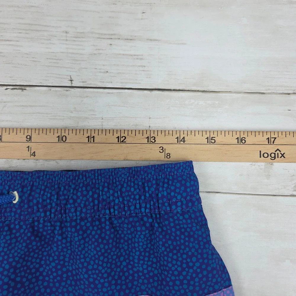 Vineyard Vines Striped Board Shorts Swim Trunks Boy Large 16 Multi Color Stretch